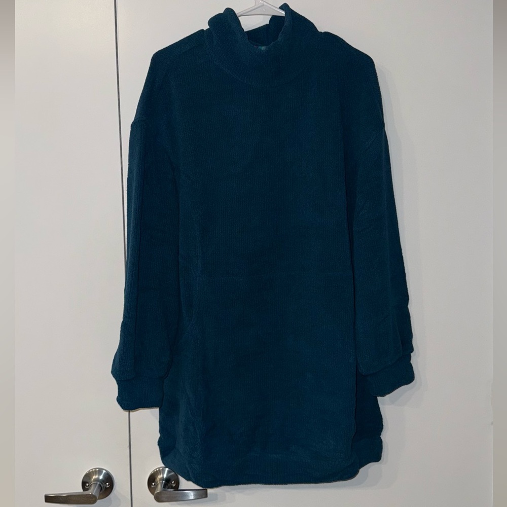 NWT Free People Teal Turtleneck Sweater